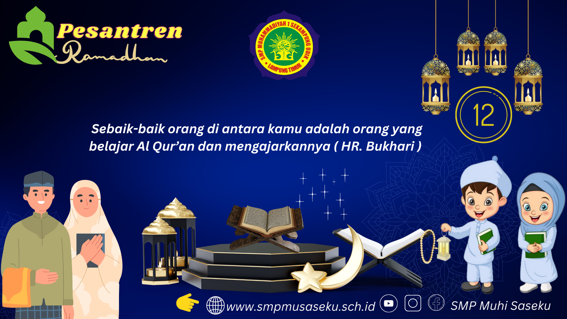 Program Pesantren Ramadhan SMP Muhammadiyah 1 Sekampung Udik