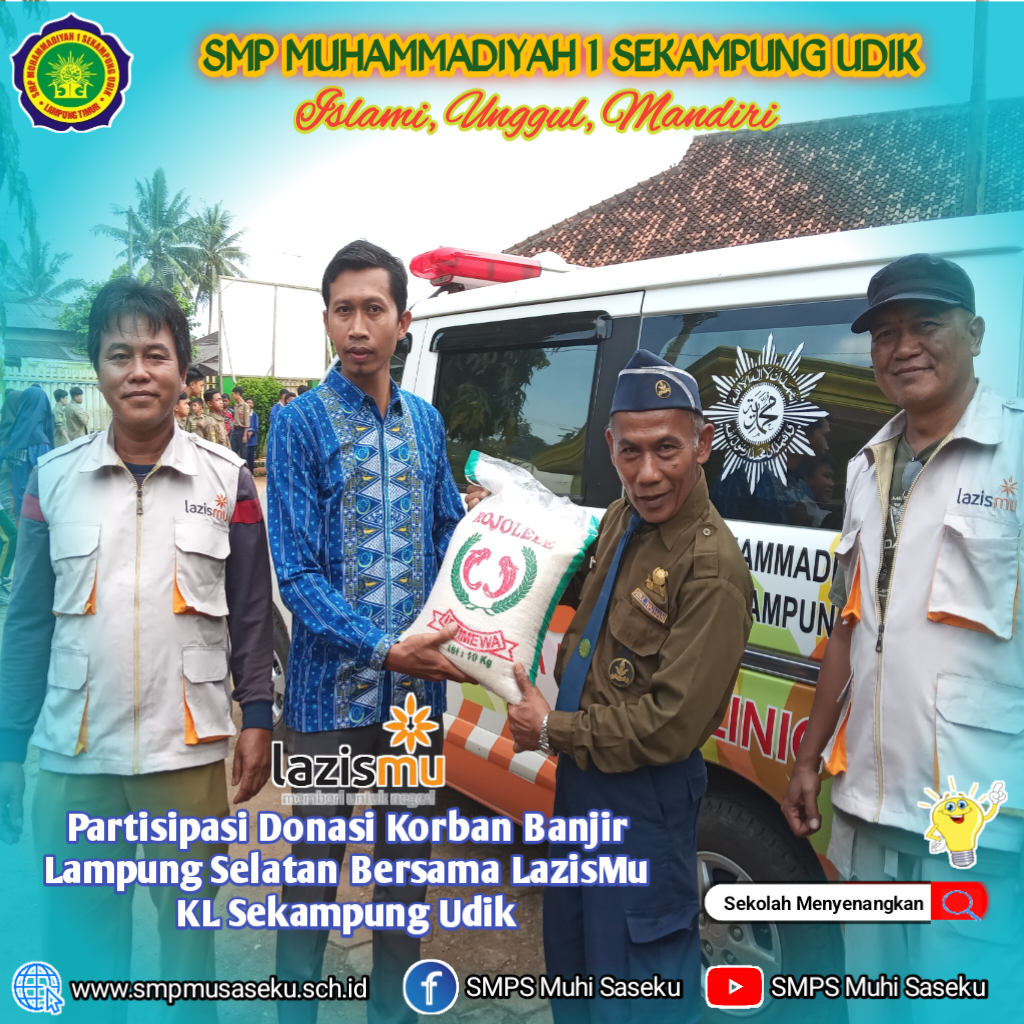 DONASI KORBAN BANJIR DI LAMPUNG SELATAN